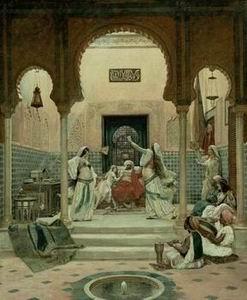 unknow artist Arab or Arabic people and life. Orientalism oil paintings  326